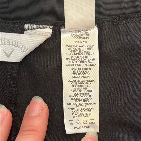 Callaway Golf Skort Black & White Dots Size XL - Picture 4 of 11